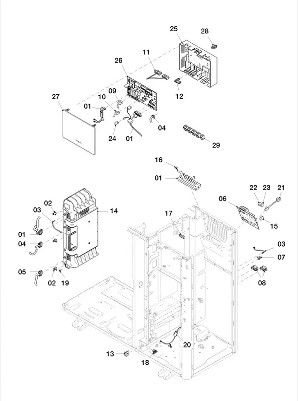 Exploded view Vaillant aroTHERM Split plus VWL 75/8.2 AS 230V: Schakelkast
