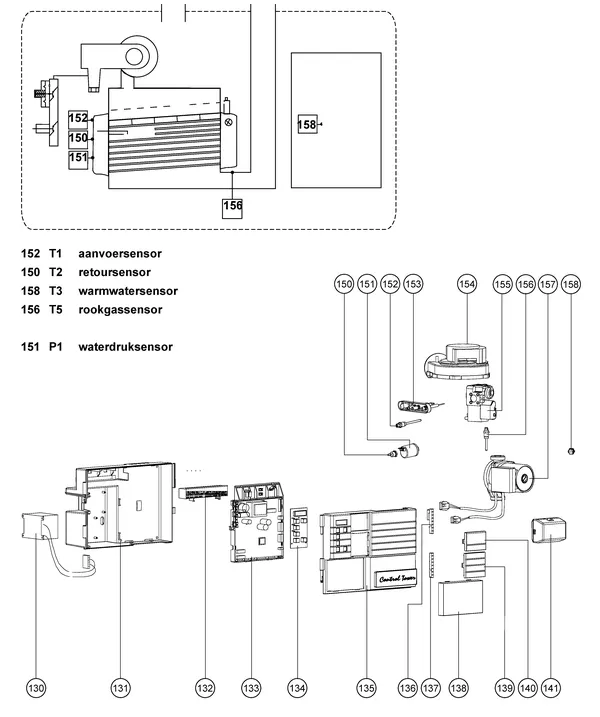 Exploded view Atag Q42C | vanaf 4-2009 OSS3: Elektra