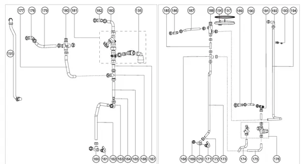 Exploded view Atag Q25SC 200N OSS1: Waterzijdig