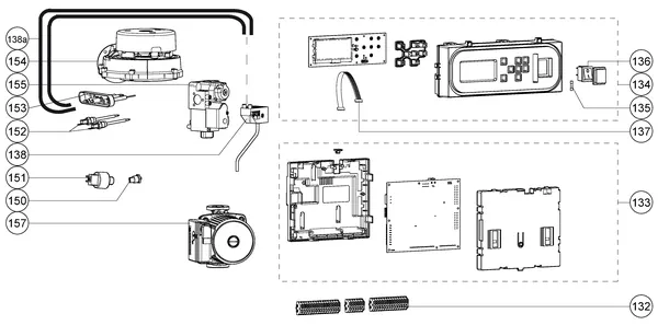 Exploded view Atag XL70 | vanaf 2012 OSS4: Elektra