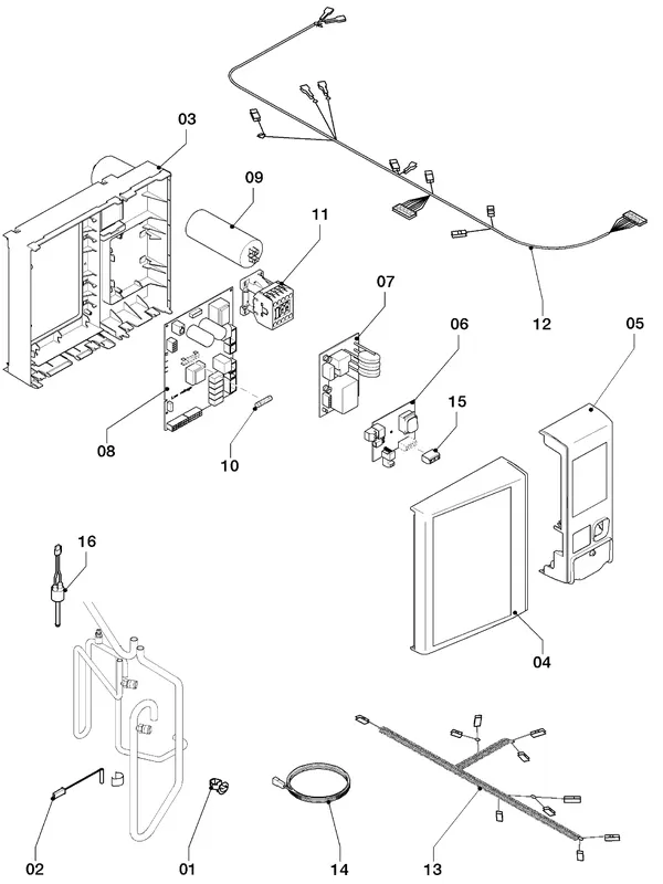 Exploded view AWB GeniaAir RM05/1: Schakelkast