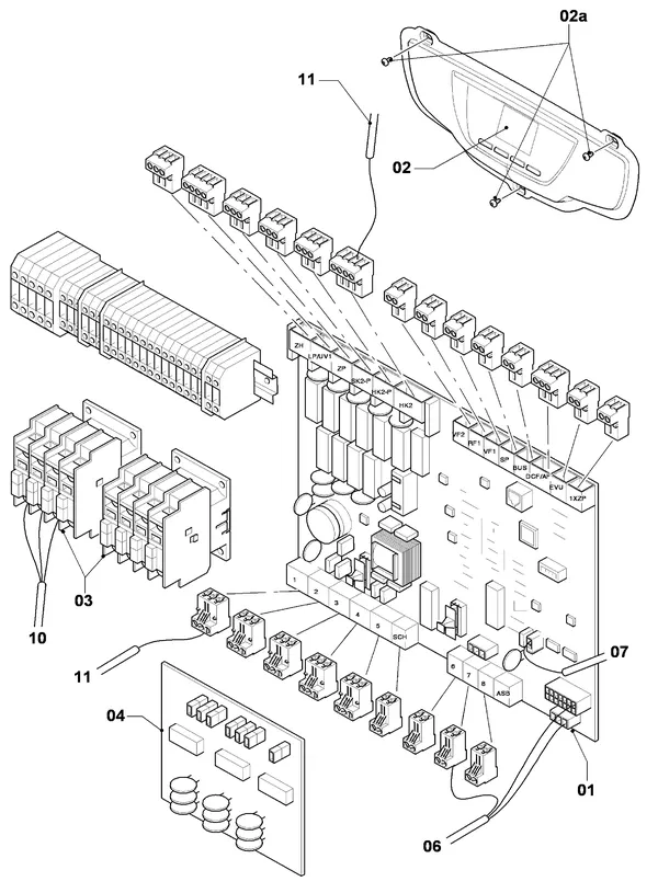 Exploded view AWB MagnaGeo 10 BPT HPS 100-2: Schakelkast