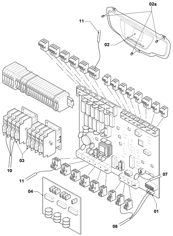 Exploded view AWB MagnaGeo 10 BPT HPS 103-2: Schakelkast