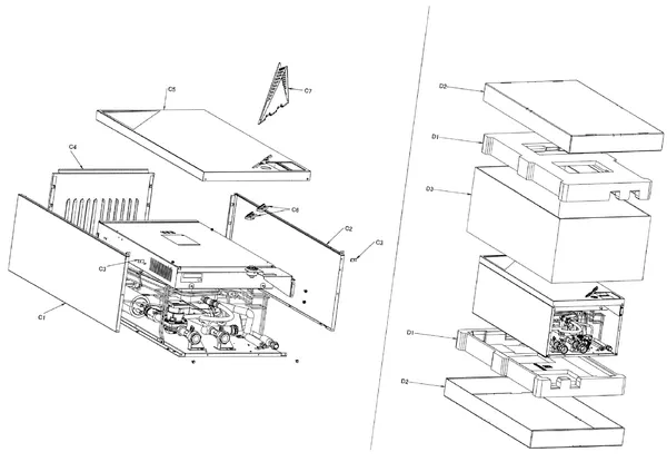 Exploded view Daikin R W - EHBH04CB3V | wandmodel 4kW: Mantel