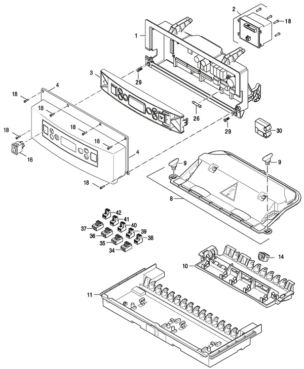 Exploded view Nefit (Bosch) TopLine HR 100 II: Uba
