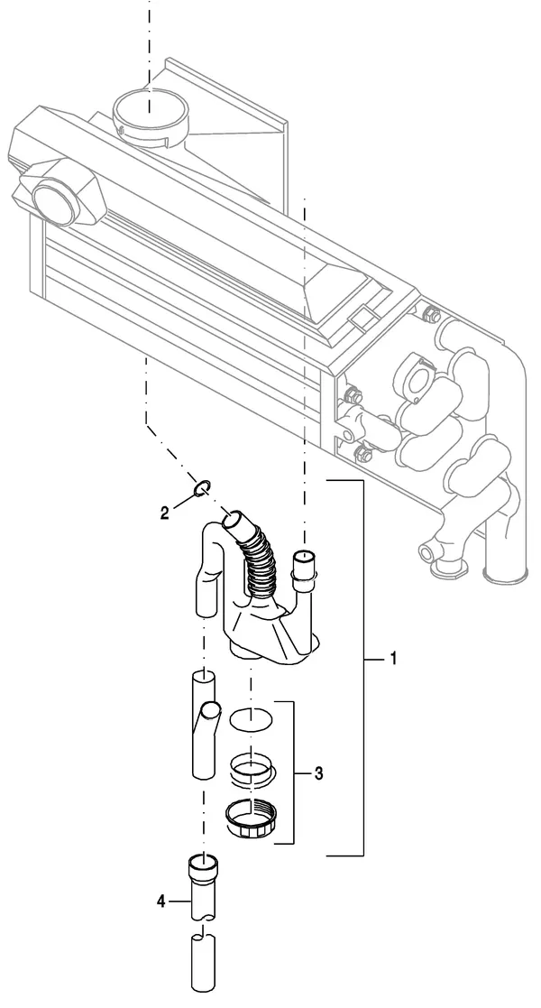 Exploded view Nefit (Bosch) EcomLine Classic HRC 22V: Sifon