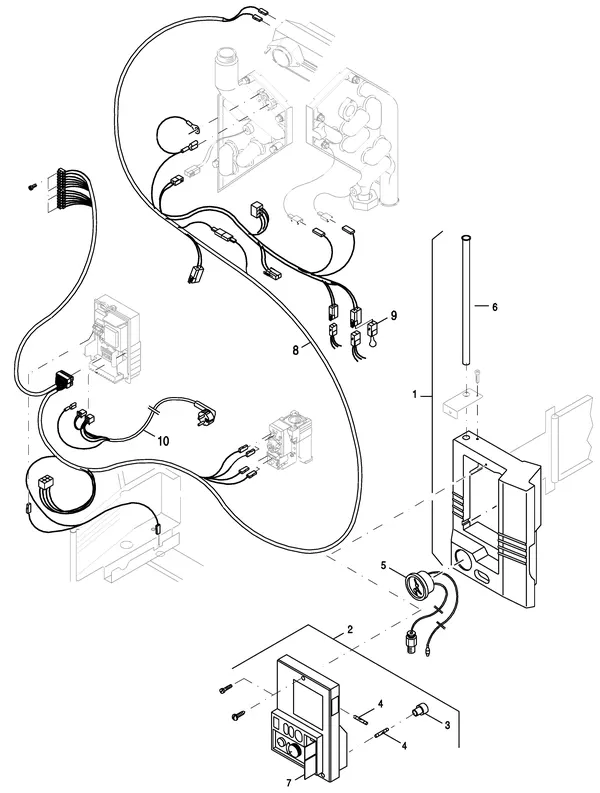 Exploded view Nefit (Bosch) EcomLine Classic HR 30: Branderautomaat