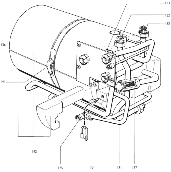 Exploded view Nefit (Bosch) EcomLine Economy HRC 23/28V: Tappot
