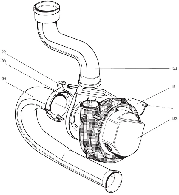 Exploded view Nefit (Bosch) EcomLine Economy HRC 23V: Ventilator