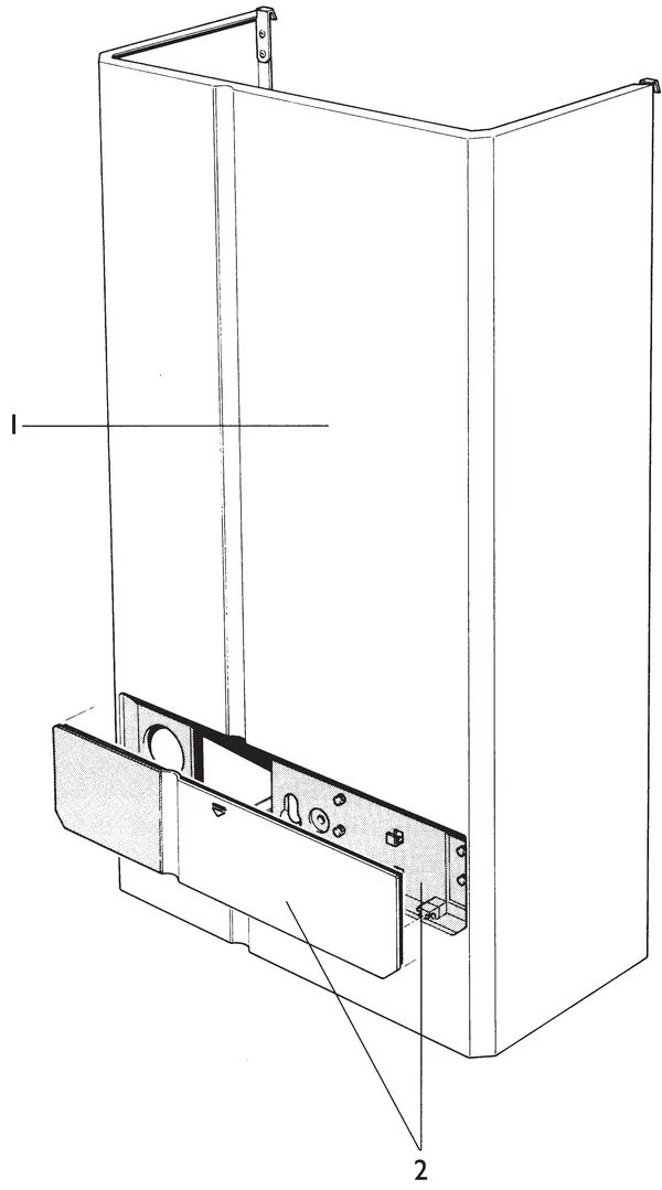 Exploded view Nefit (Bosch) EcomLine VR VRC24V: Mantel