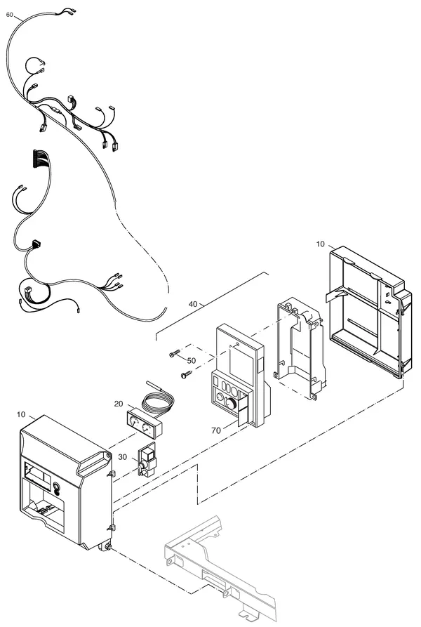 Exploded view Nefit (Bosch) Economy HR11: Uba