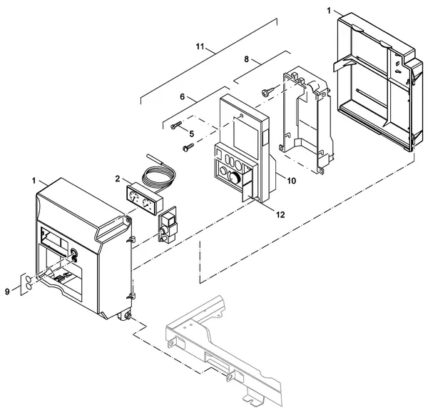 Exploded view Nefit (Bosch) Economy VRC24: Uba