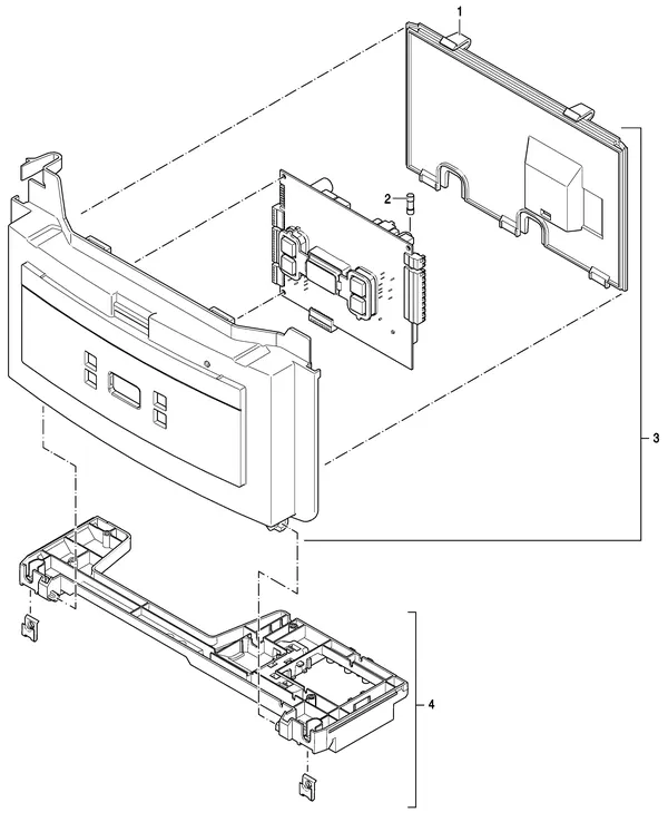 Exploded view Nefit (Bosch) ProLine NxT HRC 24 CW3: Branderautomaat