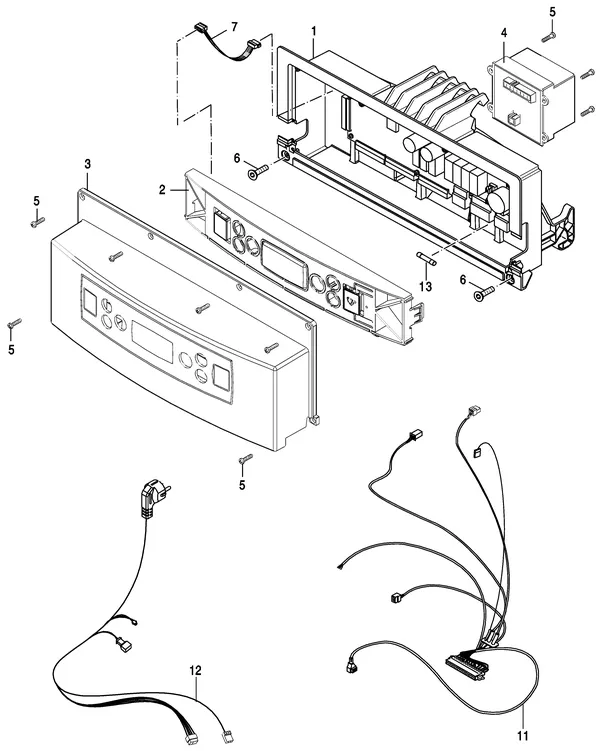 Exploded view Nefit (Bosch) TopLine Compact HRC 25 CW4: Uba