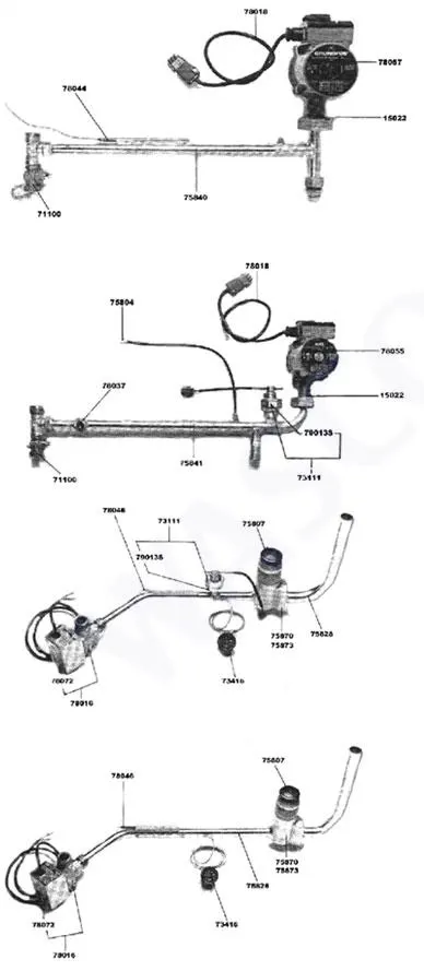 Exploded view Nefit (Bosch) Turbo 32C: Gasblok pomp