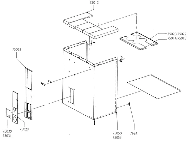 Exploded view Nefit (Bosch) Turbo 90 HR32: Mantel