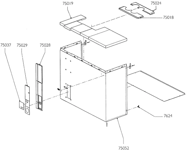 Exploded view Nefit (Bosch) Turbo 90 HR45: Mantel