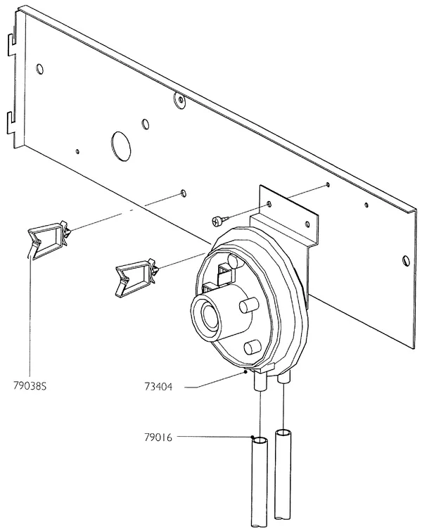 Exploded view Nefit (Bosch) Turbo 90 HRC21V: Drukverschilschakelaar