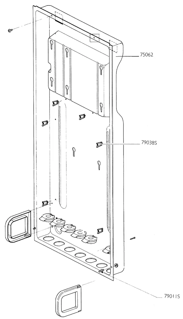 Exploded view Nefit (Bosch) Turbo 90 HRC32V: Frame