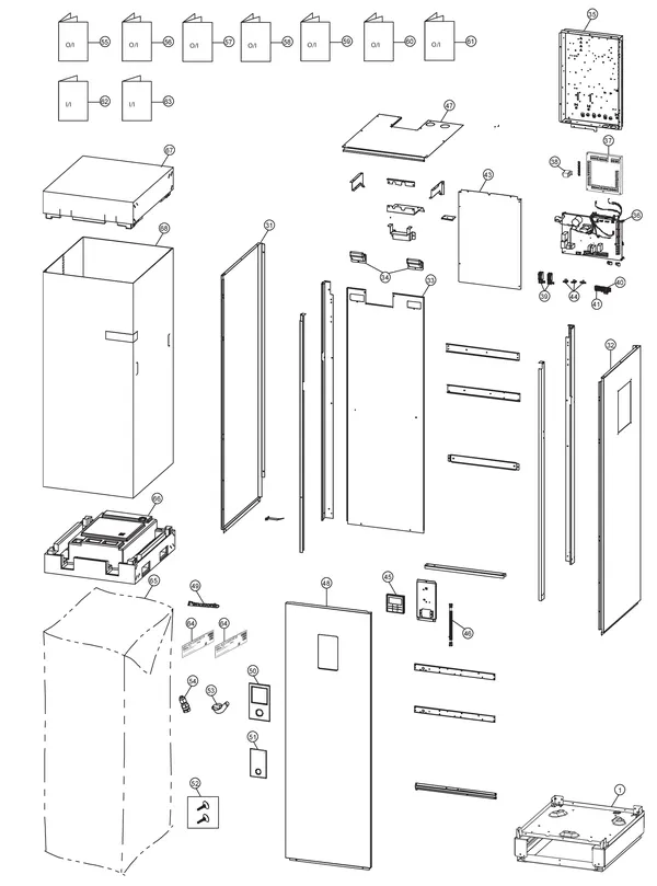 Exploded view Panasonic WH-ADC0309J3E5B: Manteldelen