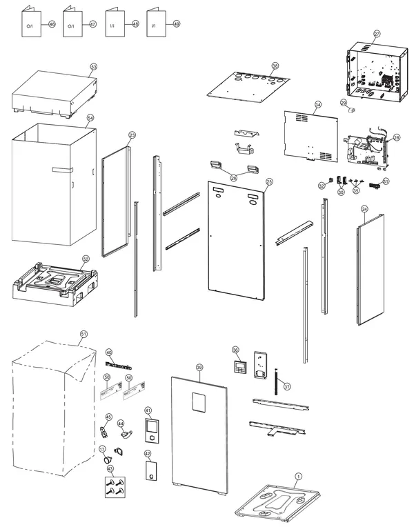Exploded view Panasonic WH-ADC0309J3E5C: Manteldelen