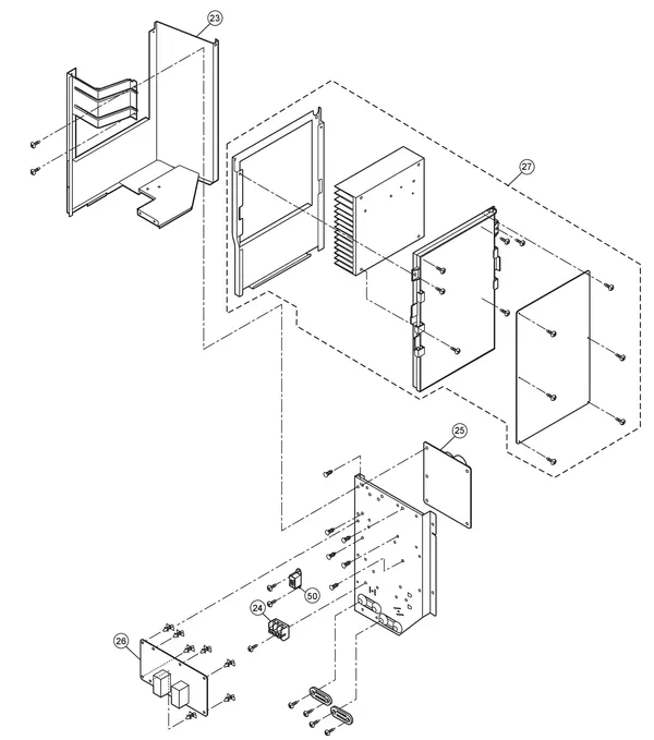 Exploded view Panasonic WH-UD09HE5-1: Buitenunit