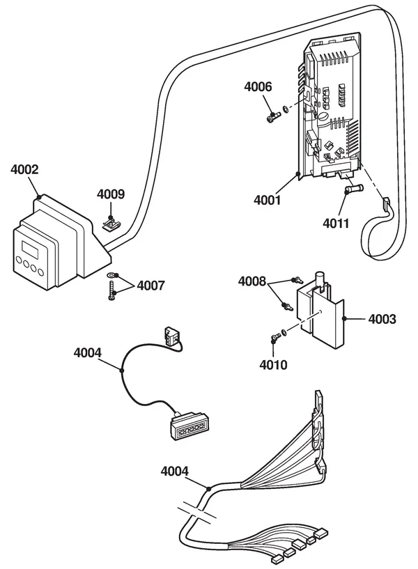 Exploded view Remeha Avanta 35C Combi-CW5: Elektra