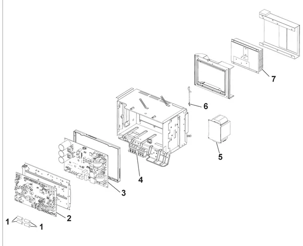 Exploded view Remeha Buitenunit AWHP 8 MR-2 R3: Groep
