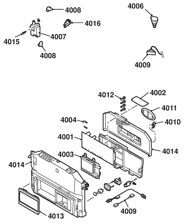 Exploded view Remeha Calenta 25L Combi CW6: Elektra