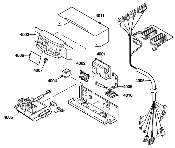 Exploded view Remeha Gas 210 V2 80/120/160/200 kW: Elektra