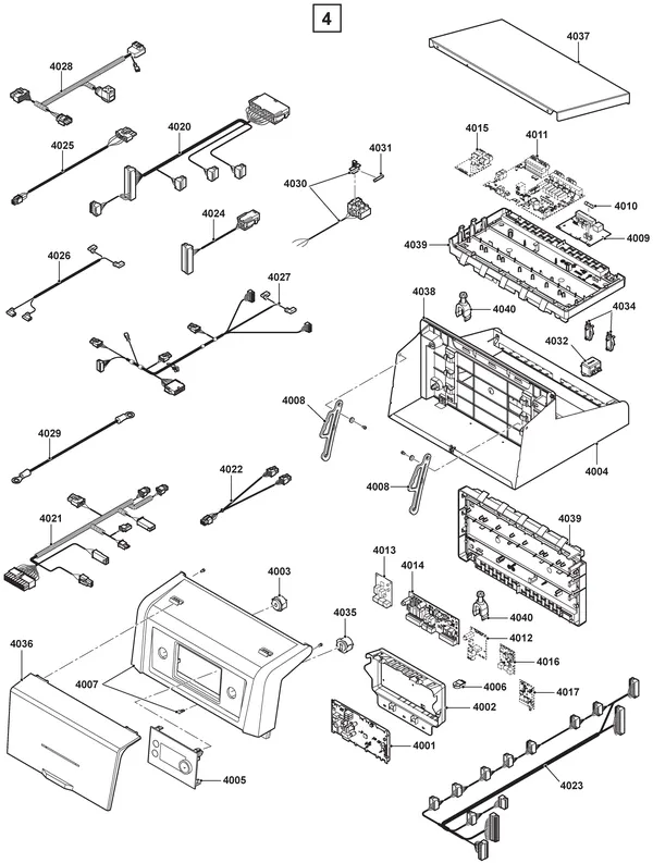 Exploded view Remeha Gas 320/620 Ace: Groep