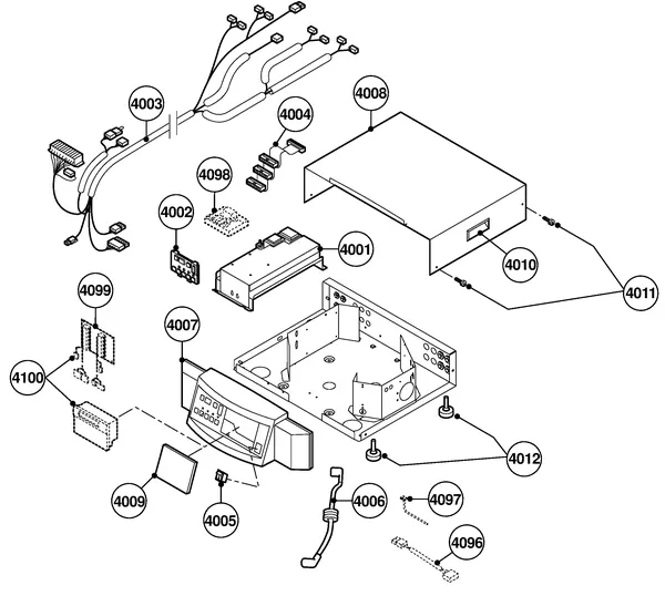 Exploded view Remeha Gas 610 Eco: Elektra