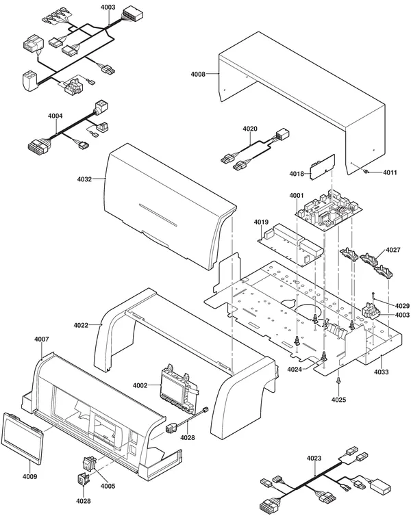 Exploded view Remeha Gas 610 Eco Pro: Elektra