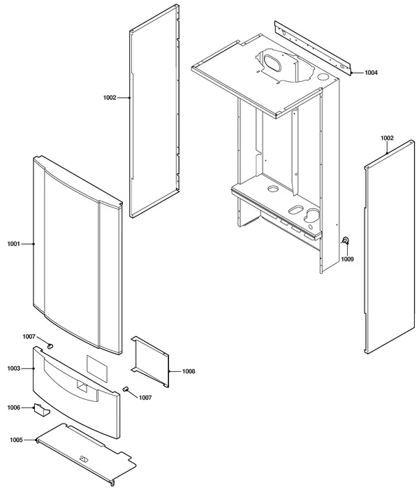 Exploded view Remeha Quinta 115 Solo: Mantel