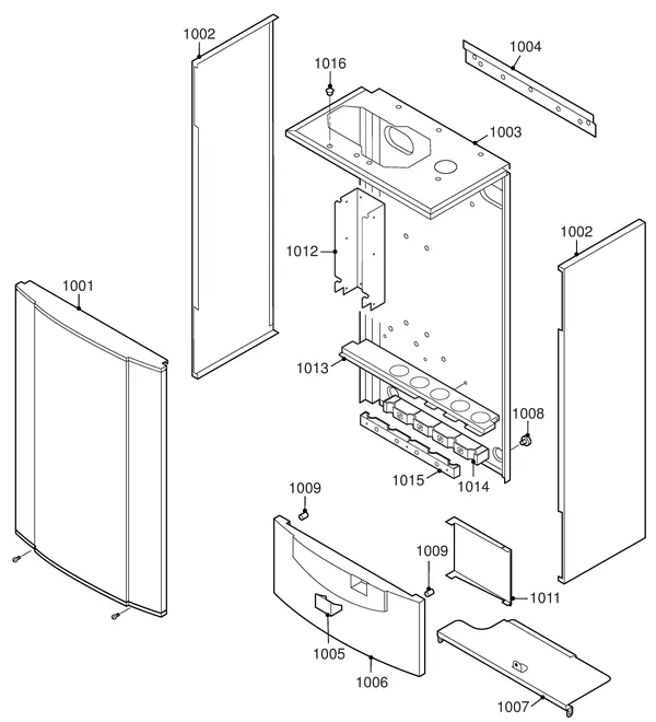 Exploded view Remeha Quinta 30 Solo: Mantel