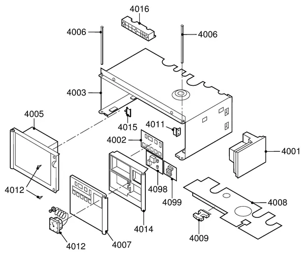 Exploded view Remeha Quinta 65 Solo: Elektra