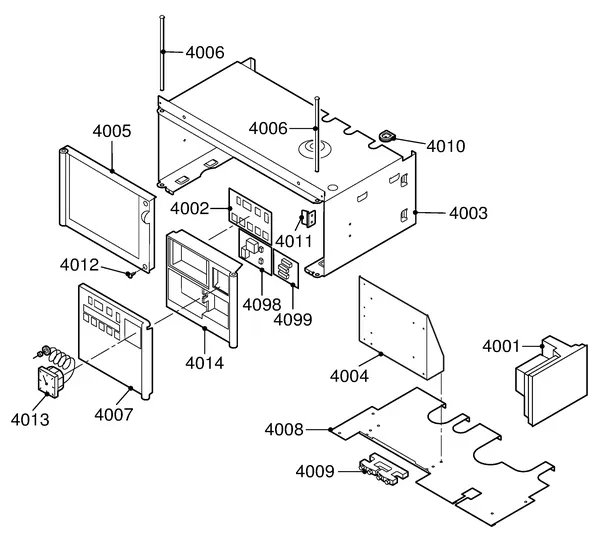 Exploded view Remeha Quinta 85 Solo: Elektra