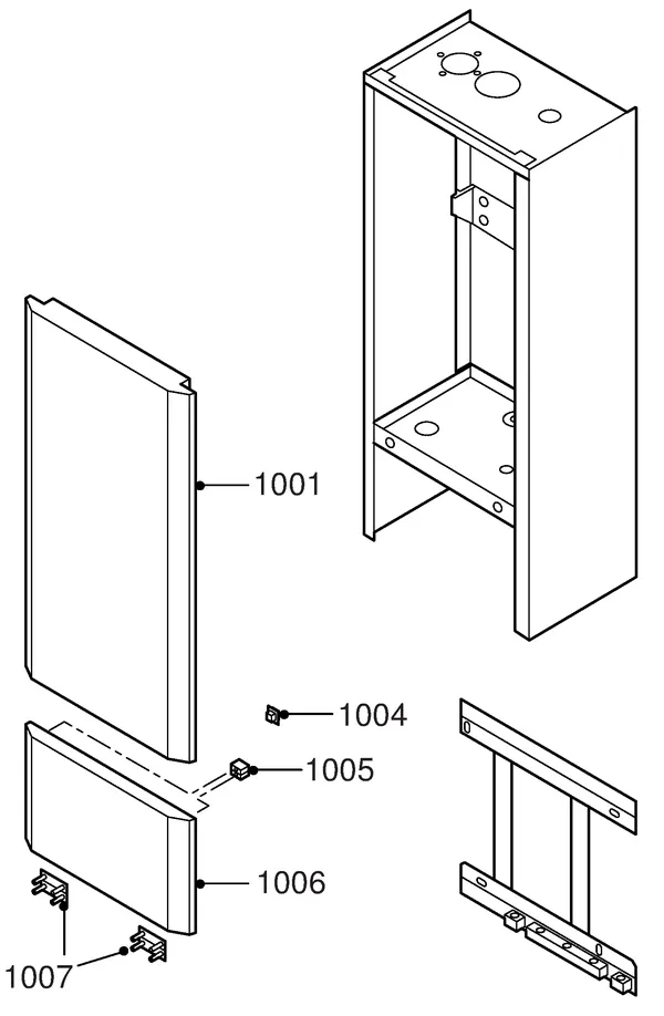 Exploded view Remeha W21 Eco Combi: Mantel