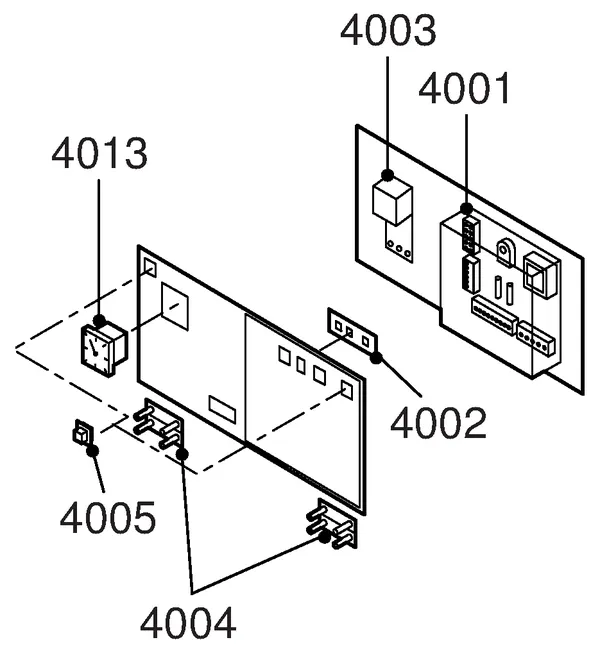 Exploded view Remeha W28 Eco Solo: Elektra