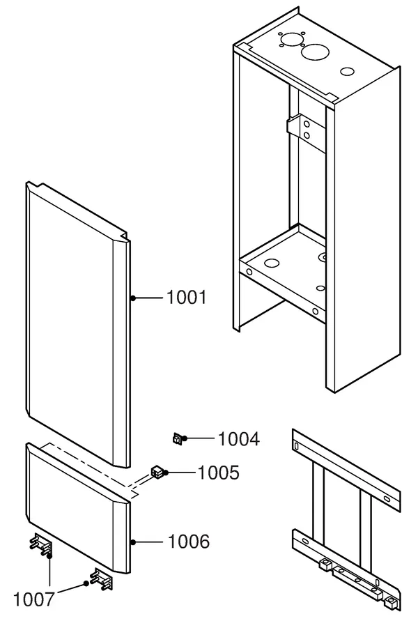 Exploded view Remeha W28 Eco Solo: Mantel