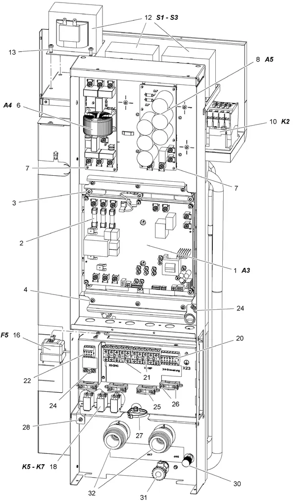Exploded view Stiebel Eltron WPL 15 ACS-25 AC-20 AC-25 ACS (06/2015): Elektra