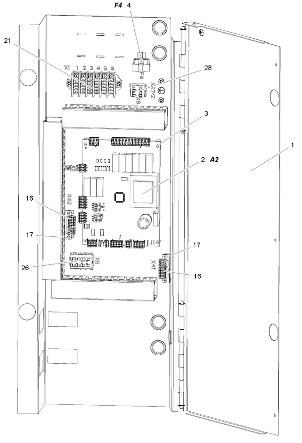 Exploded view Stiebel Eltron WPL 15 ACS-25 AC-20 AC-25 ACS (06/2015): Regelkast