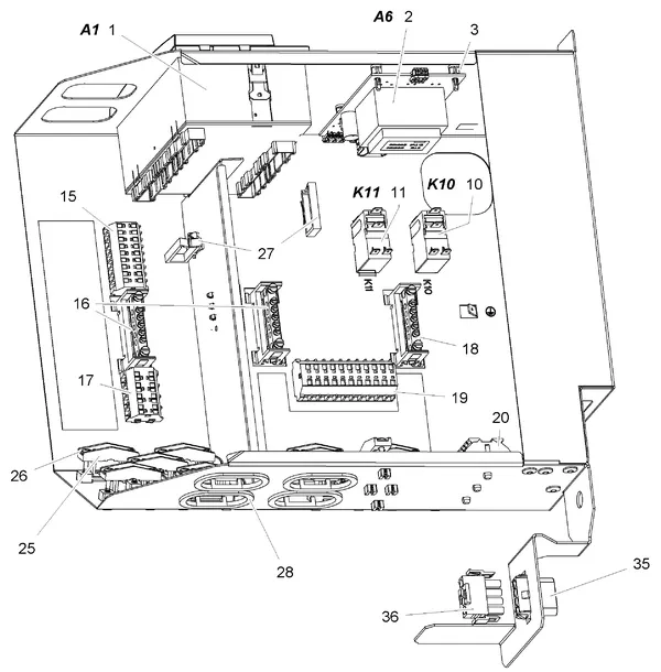 Exploded view Stiebel Eltron HM Trend VM3 (12/2021): Regelkast