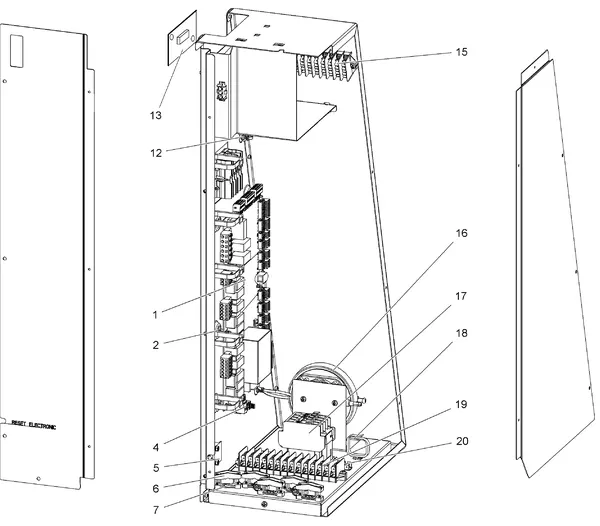 Exploded view Stiebel Eltron LWZ 304 SOL (03/2011-05/2015): Schakelkast