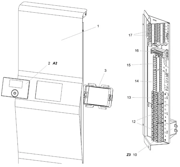Exploded view Stiebel Eltron LWZ 304 SOL (05/2015-01/2018): Bedieningspaneel