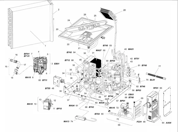 Exploded view Stiebel Eltron LWZ 5 CS Premium (05/2019): Koelkring