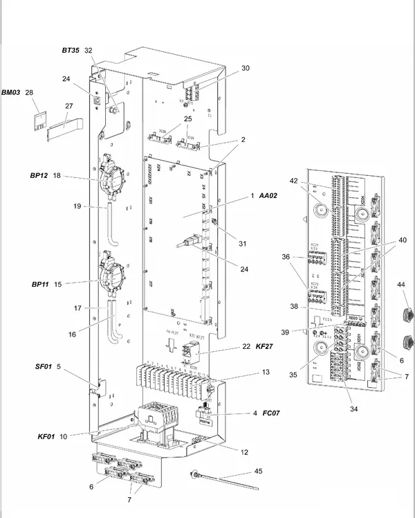 Exploded view Stiebel Eltron LWZ 5 CS Premium (05/2019): Regelkast