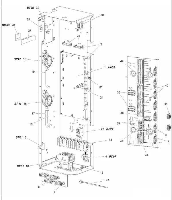 Exploded view Stiebel Eltron LWZ 8 CS Premium (02/2019): Regelkast