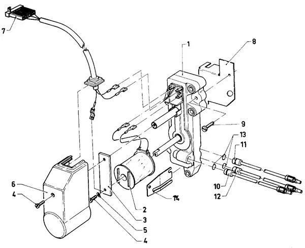 Exploded view Vaillant Combiketel Turbo CWK 24-12 SO28: Delta p ventiel