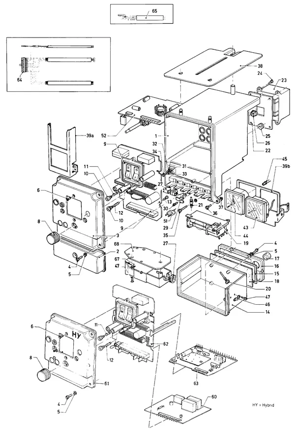 Exploded view Vaillant Combiketel Turbo CWK 24-12 SO28: Schakelkast